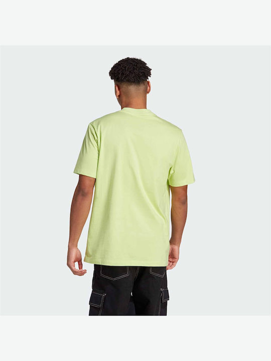 Adidas puff Ανδρικό Αθλητικό T-shirt Κοντομάνικο Πράσινο