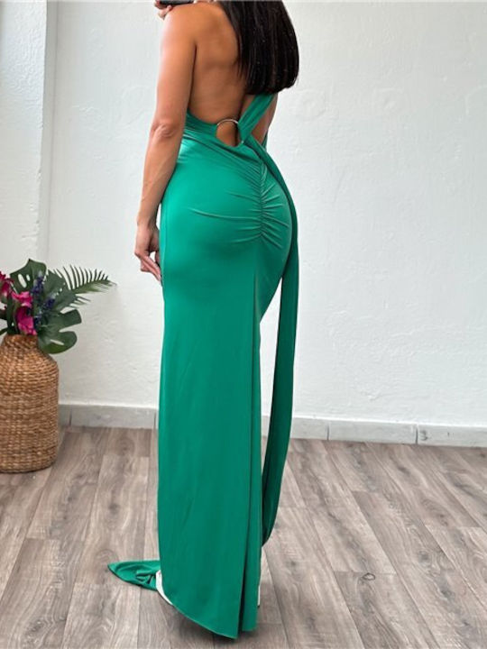 Chica Καλοκαιρινό Maxi Φόρεμα Πράσινο
