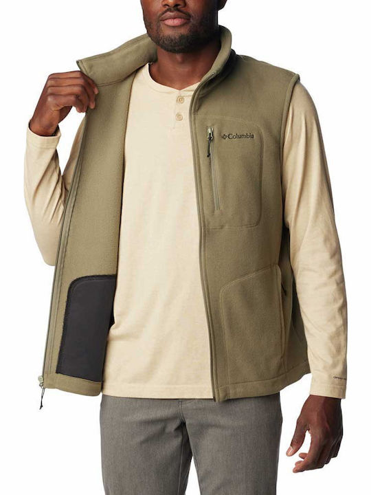 Fast Trek Fleece Sleeveless Jacket Khaki