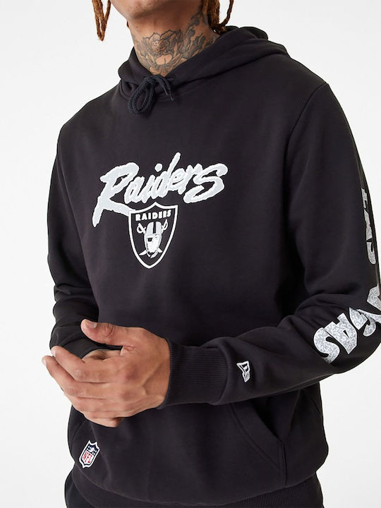 Las Vegas Raiders Φούτερ με Κουκούλα Μαύρο