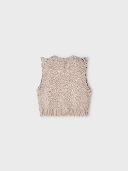 Mayoral Children's Vest Sleeveless Beige