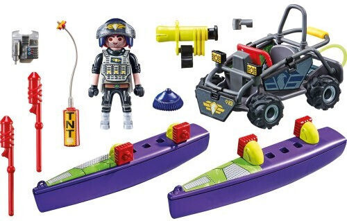 Playmobil City Action Amphibious Special Forces Vehicle for 5-10 years old