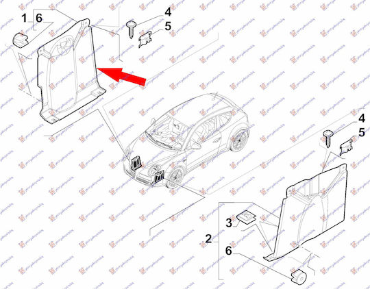 Prasco Decorative Car for Fiat Grande Punto