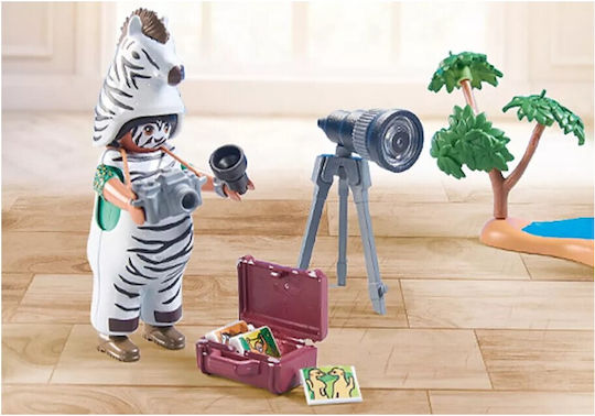 Playmobil Wiltopia Φωτογραφίζοντας Τις Ζέβρες για 4-10 ετών