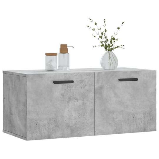 vidaXL Badezimmerschrank B80xT36.5xH35cm Gray