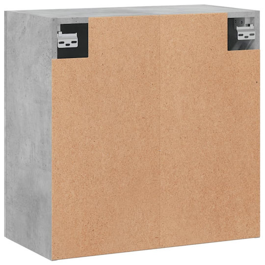 vidaXL Cabinet de baie L60xA31xÎ60cm Gri