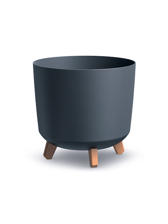 Prosperplast Gracia Tubus Γλάστρα Πλαστική Anthracite 29.8x29.8x28.5εκ.