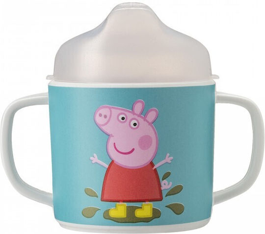 Petit Jour Paris Παιδικό Ποτηράκι από Πλαστικό Μπλε Peppa Pig 160ml για 6m+