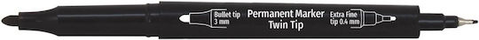 Uni Pap 58220 Permanent Marker 3mm Schwarz