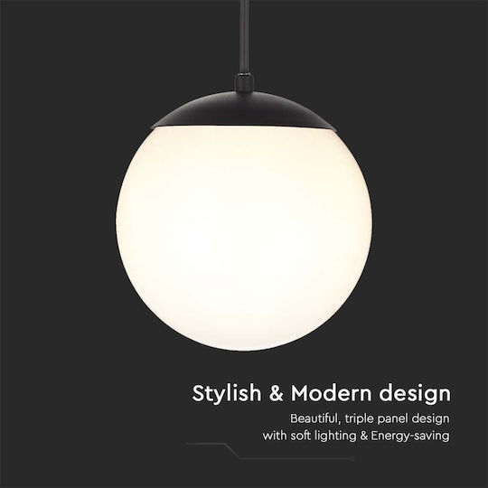 V-TAC V-TAC Black Ball Ceiling Light with E27 Socket
