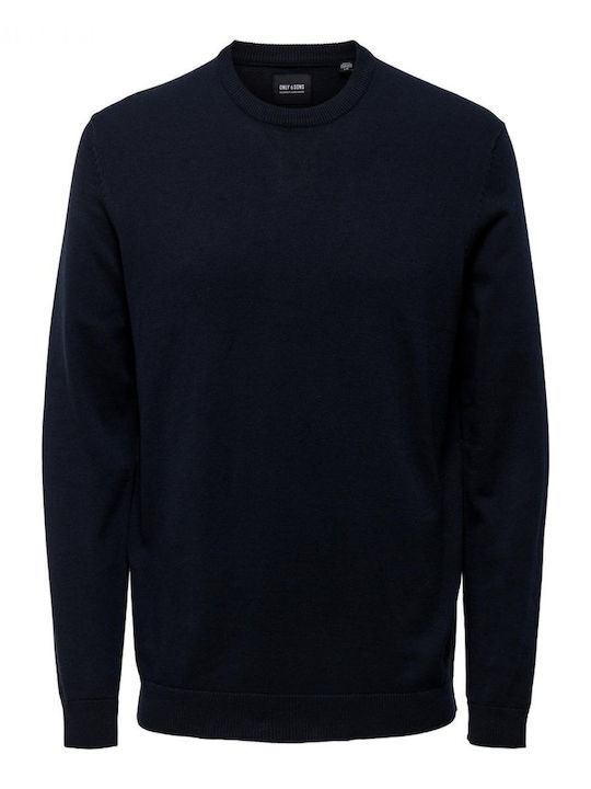 Long Sleeve Sweater Navy Blue