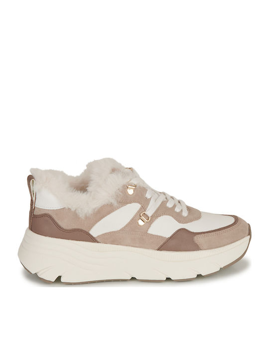 D Diamanta Damen Sneakers Beige