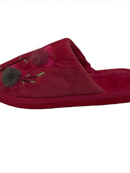 Ustyle Women's Slippers Burgundy