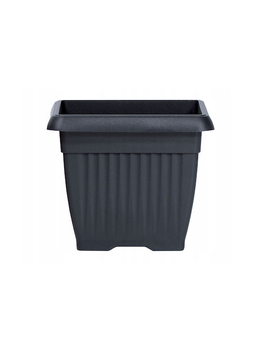 Prosperplast Terra DKWT Pot Plastic Charcoal 37x37x30cm.