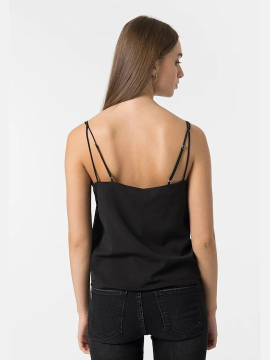 Tiffosi Femeie Top Lingerie cu dantelă Negru