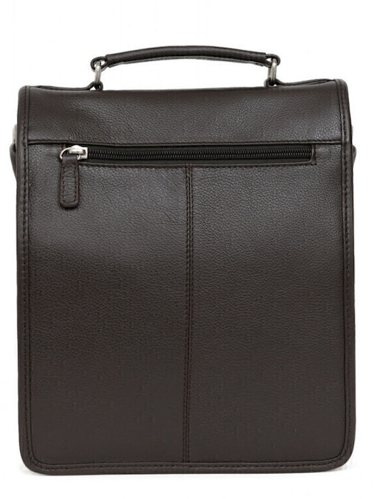 Leder Herren Schulter / Crossbody Braun Tasche