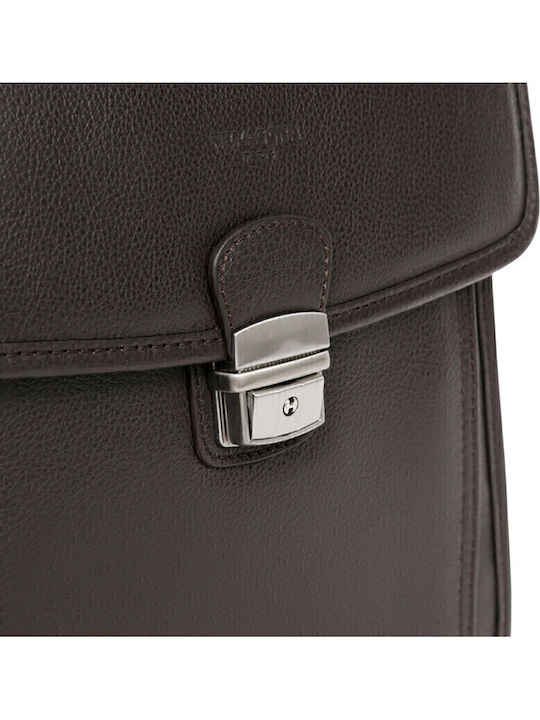 Leder Herren Schulter / Crossbody Braun Tasche