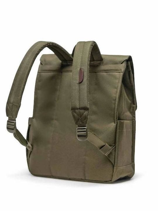 Herschel City Средно Обемна 16л Зелена Раница