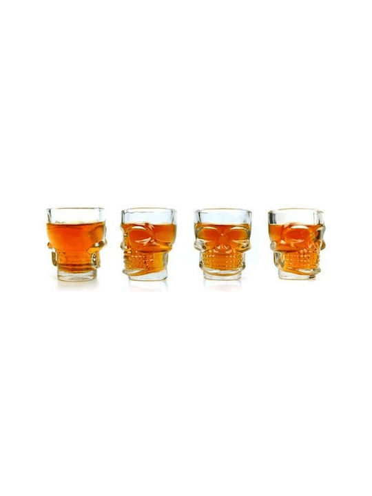 Gadget Master Schnapsgläser aus Glas 4Stück