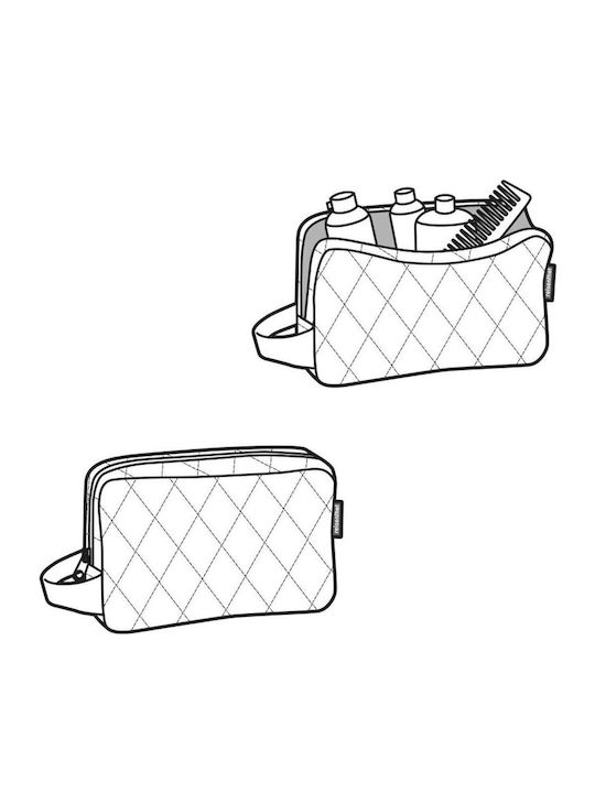 Necessaire in Schwarz Farbe 26cm