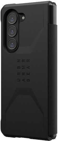 UAG Civilian Back Cover Σιλικόνης / Πλαστικό 2mm Μαύρο (Samsung Galaxy Fold 5)