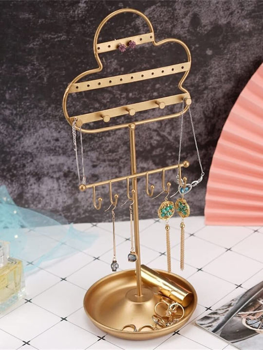 Metallic Gold Jewellery Stand Metallic Gold Jewellery Stand
