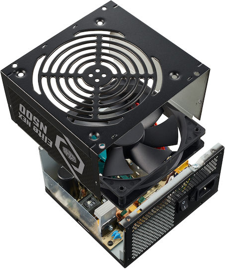 CoolerMaster Elite NEX 500 500W Τροφοδοτικό Υπολογιστή Full Wired 80 Plus Standard