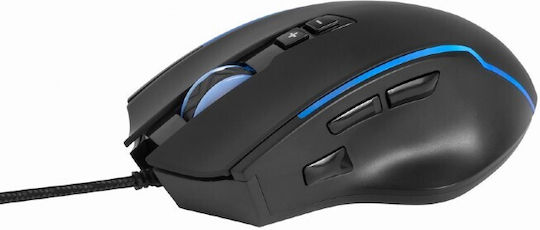 Gembird MUSG-RAGNAR-RX300 RGB Gaming Ποντίκι 12000 DPI Μαύρο