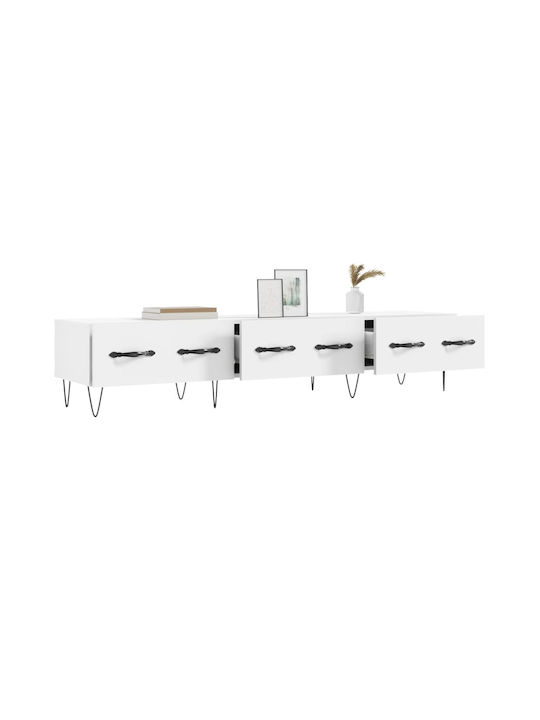 TV Stand White 150x36x30 cm
