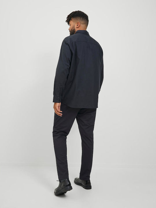 Hose Chino Elastisch Schwarz