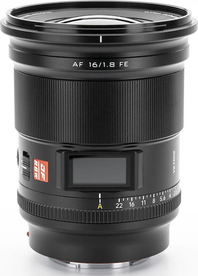 Viltrox Full Frame Camera Lens AF 16mm f/1.8 FE Wide Angle for Sony E Mount Black