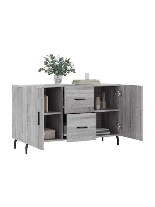Bufet cu Sertare Gri 100x36x60cm