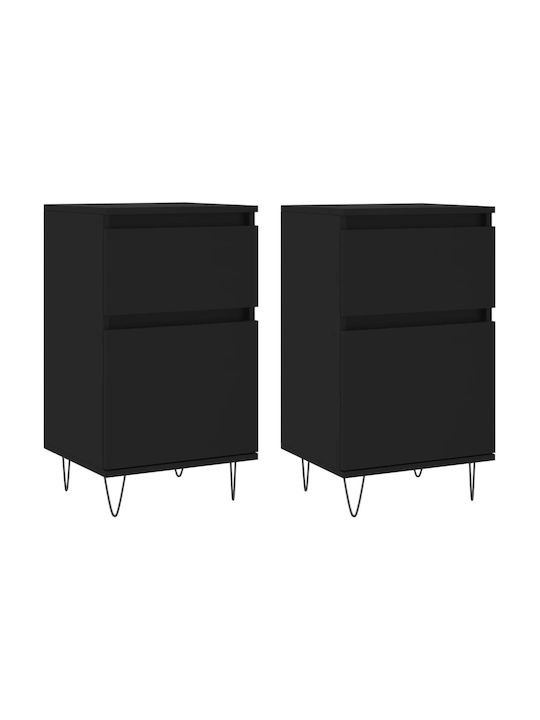 Wooden Buffet Black L40xW35xH70cm