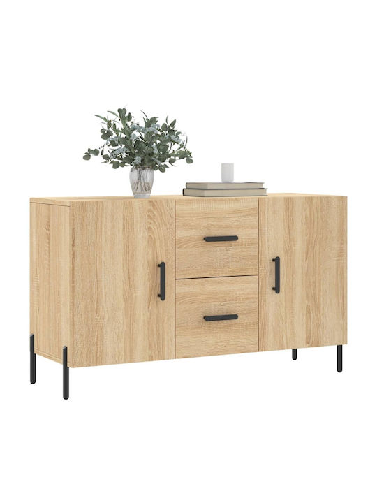 Sideboard Wooden with Drawers Sonoma Oak 100x36x60cm