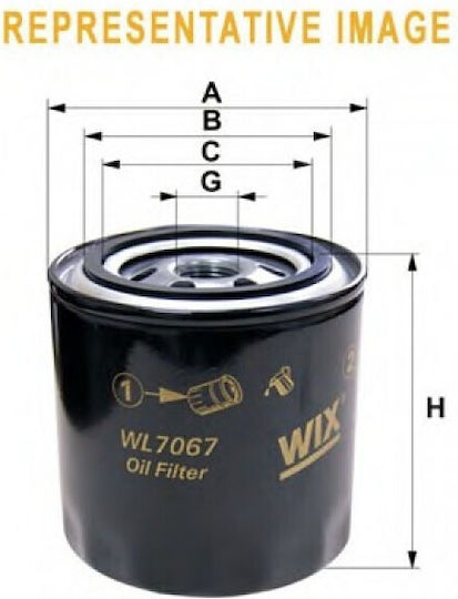Wix Filters Филтър за масло за автомобил за Рено