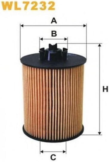 Wix Filters Φίλτρο Λαδιού Αυτοκινήτου για Opel