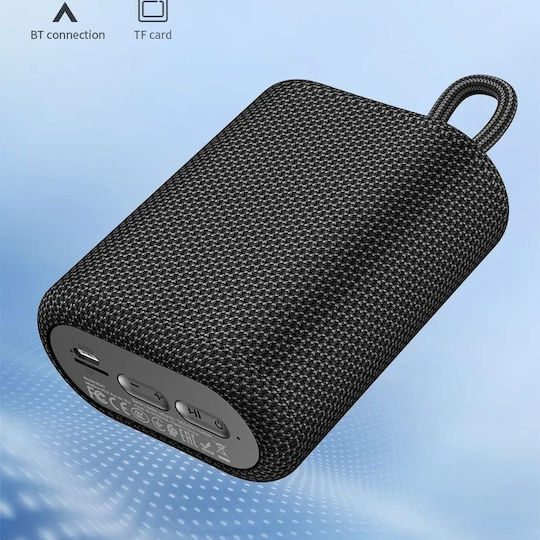 Hoco Uno Bluetooth Speaker 5W with Radio and Battery Life up to 3 hours Black