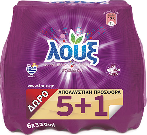 Λούξ Βυσσινάδα με Ανθρακικό σε Μπουκάλι 6x330ml
