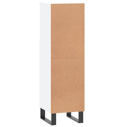 vidaXL Countertop without Sink L30xW30xH100cm White
