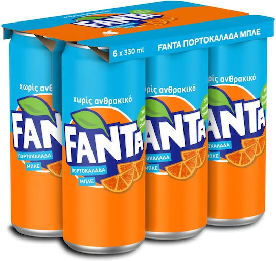 Fanta Πορτοκαλάδα Χωρίς Ανθρακικό σε Κουτί 6x330ml