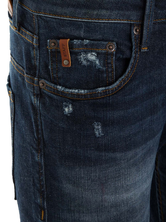 Simon Herren Jeanshosen Elastisches Slim Fit Blau