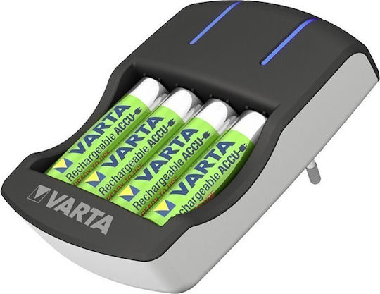 Varta Quattro USB Charger 4 Batteries Ni-MH Size AA/AAA Set with 4 Batteries