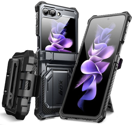 Supcase Armorbox IBLSN Back Cover Silicon / Plastic Rezistent Negru (Galaxy Z Flip5)