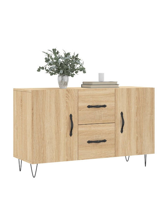 Sideboard Wooden with Drawers Sonoma Oak 100x36x60cm