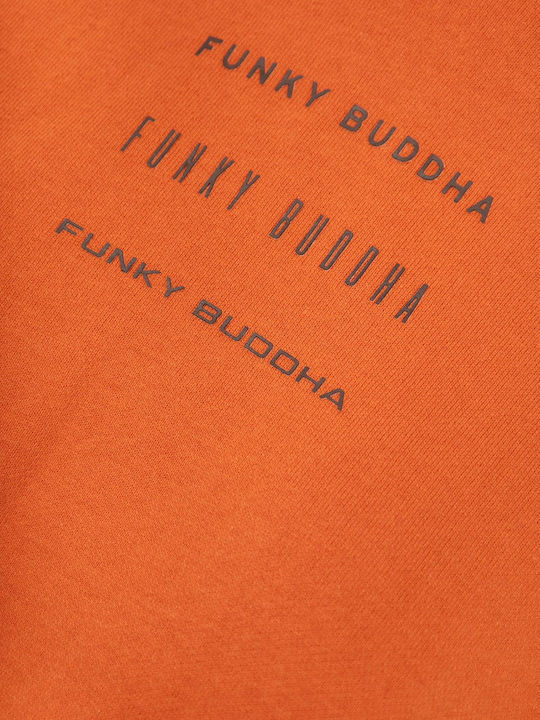 Funky Buddha Lung Hanorac pentru Femei Cu glugă PUMPKIN YELLOW