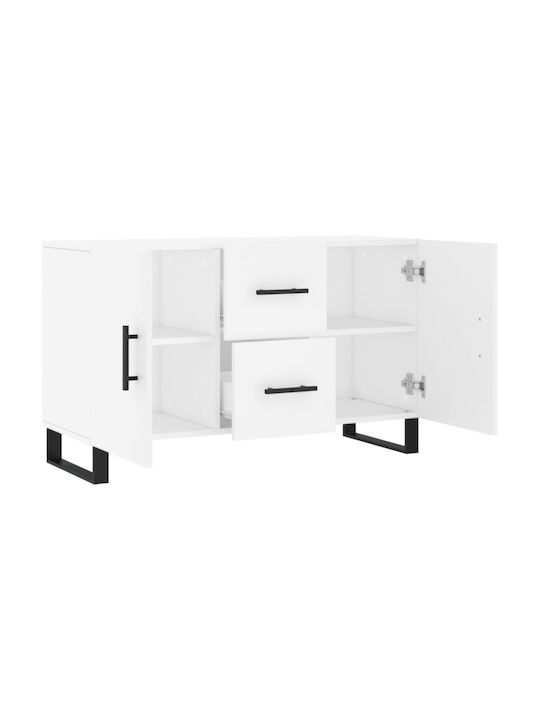 Bufet cu Sertare Alb 100x36x60cm