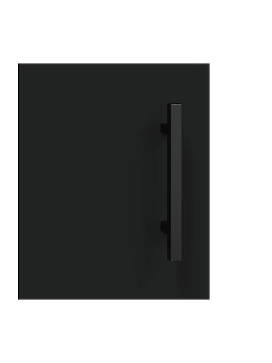 Bufet cu Sertare Negru 100x36x60cm