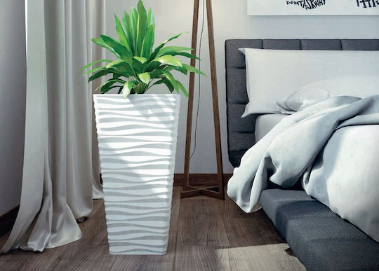 Form Plastic Sahara Dunes Pot Plastic Anthracite 39.5x39.5x44.5cm.