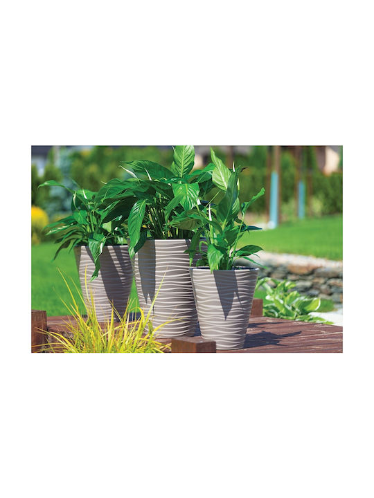 Form Plastic Sahara Dunes Pot Plastic Anthracite 39.5x39.5x44.5cm.