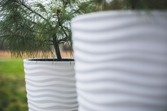 Form Plastic Sahara Dunes Slim Саксия Пластмаса Антрацит 29.5x29.5x56.5см.